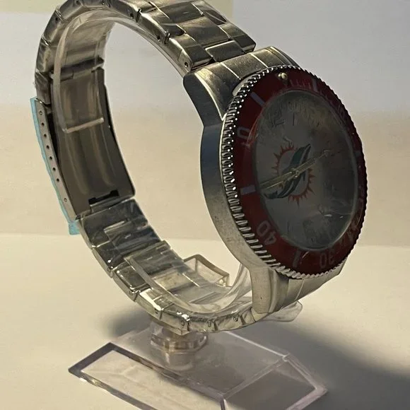 Miami Dolphins NFL Stainless-Steel Men's KEY Watch by SPARO NEW